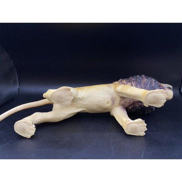 2004 Toy Lion Figure Toy Major Trading Co 17” Long Polyester Fiber Filling - Picture 15 of 16